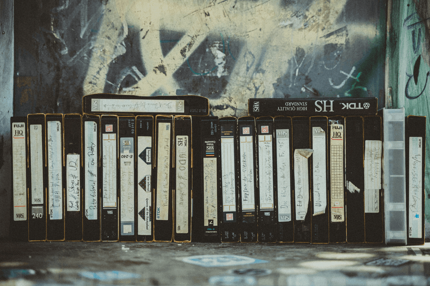 Photo of a VHS tape